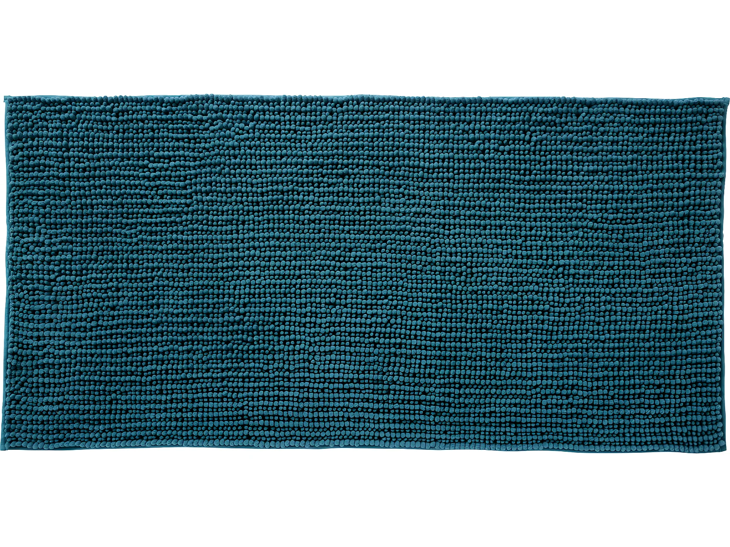 Tapis de bain en polyester uni canard 60x120cm