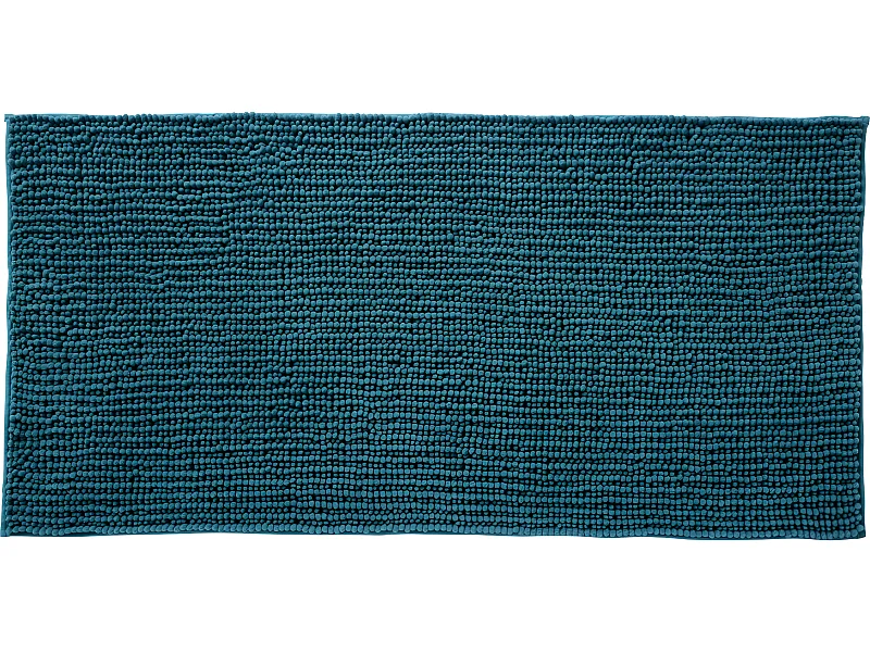 Tapis de bain en polyester uni canard 60x120cm