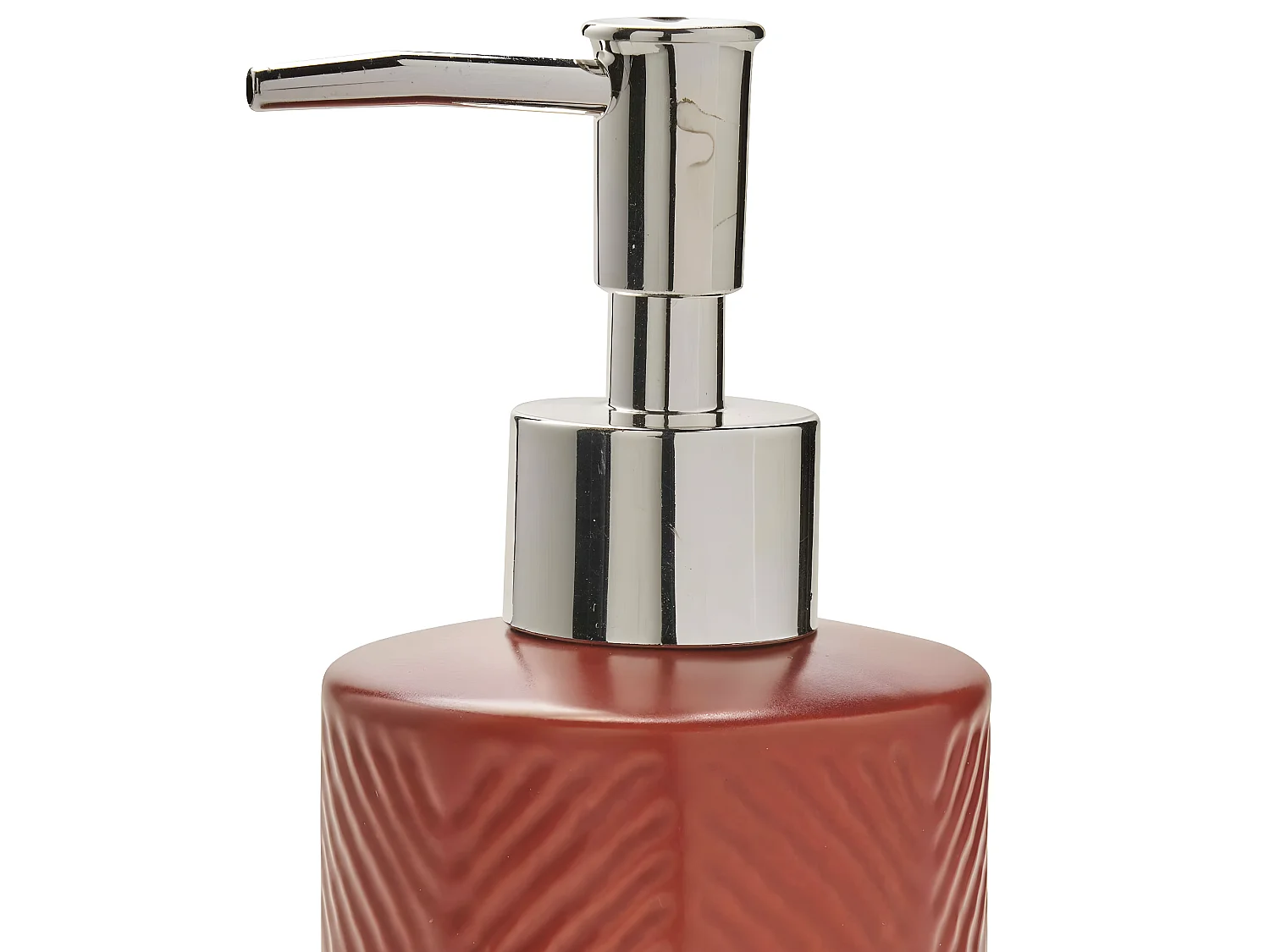 Distributeur de savon à relief en céramique TERRA