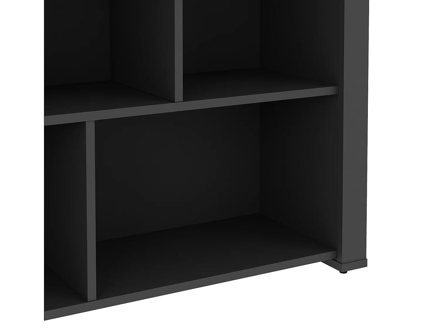 Ilot central de cuisine avec 7 niches - Naturel et anthracite - OPOLE