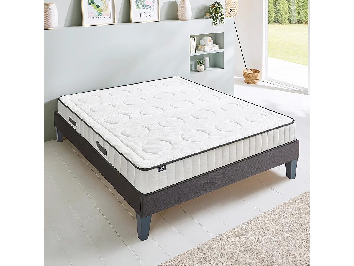 Matelas Cristal - Mémoire de forme - Densité 40 kg/m³ - 18 cm - 180x200 cm