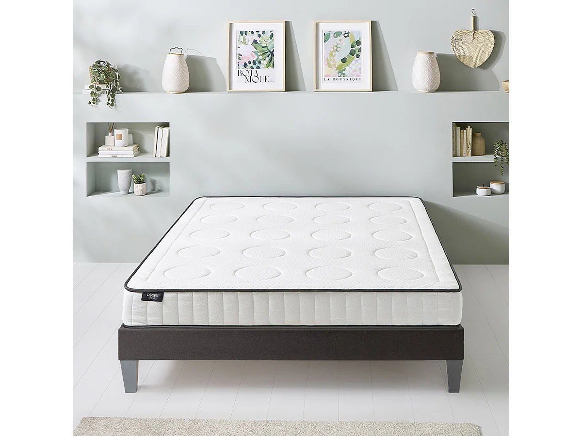 Matelas Cristal - Mémoire de forme - Densité 40 kg/m³ - 18 cm - 90x200 cm