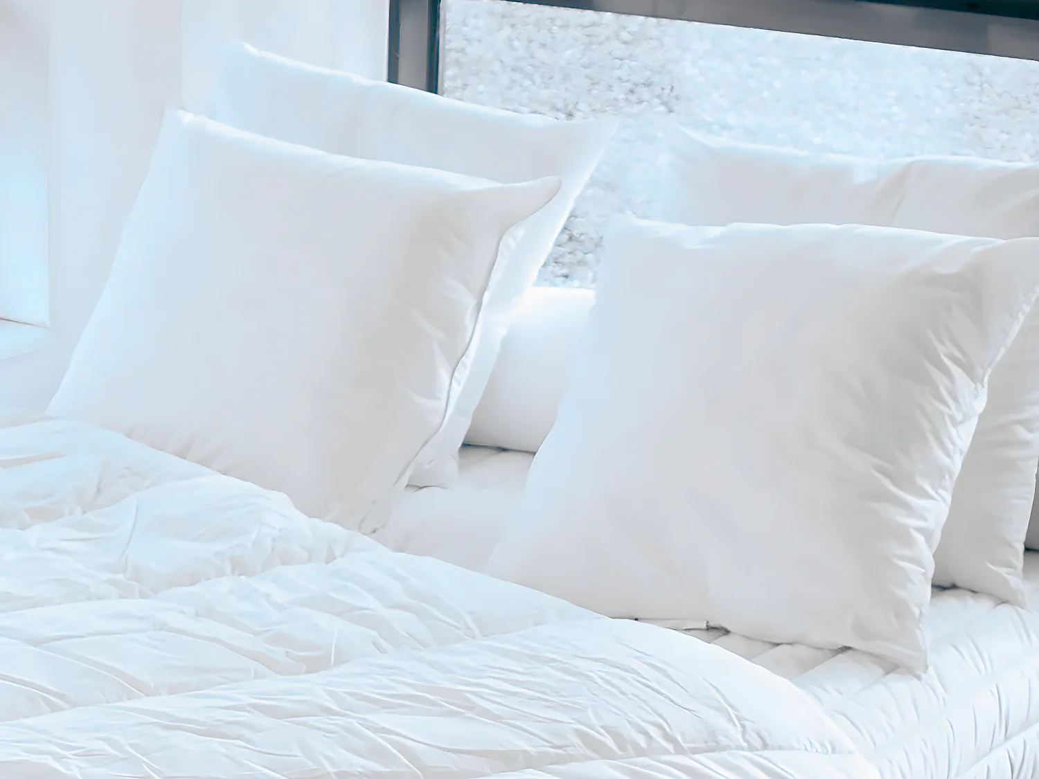 Pack Couette chaude 200 x 200 cm + 2 oreillers 60 x 60 cm recyclés de DREAMEA - ROSA