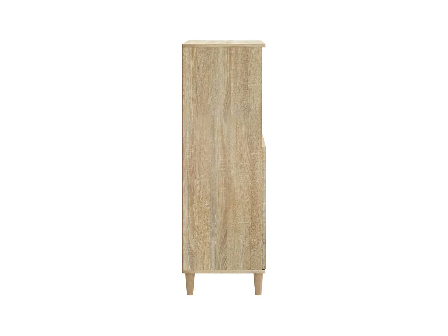 Hoog dressoir Sonoma eiken 60x36x110 cm Bewerkt hout