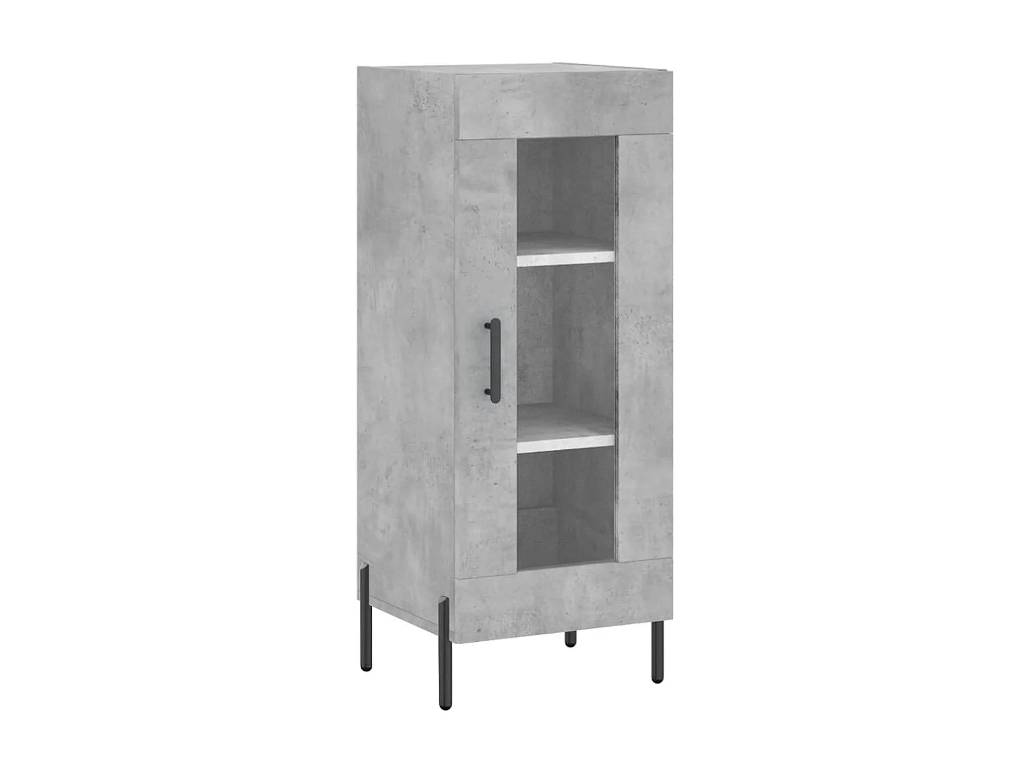 Credenza alta Grigio cemento 34,5x34x180 cm MDF
