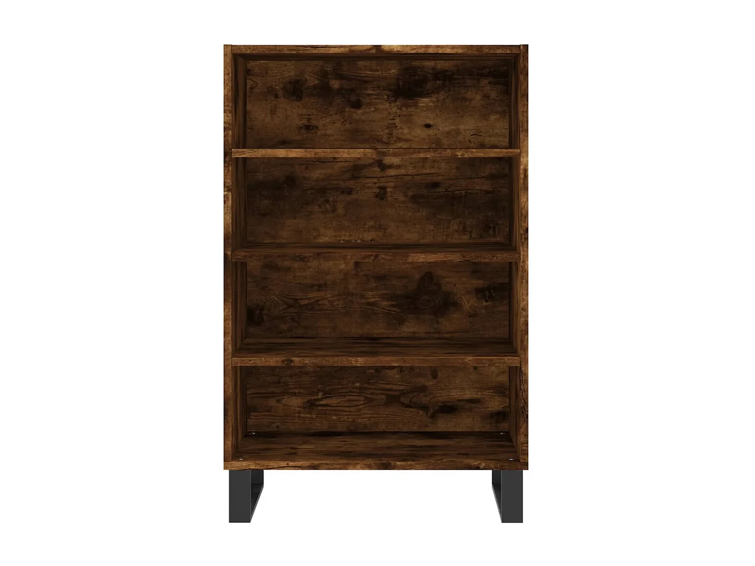 Aparador alto roble ahumado 57x35x90 cm madera contrachapada