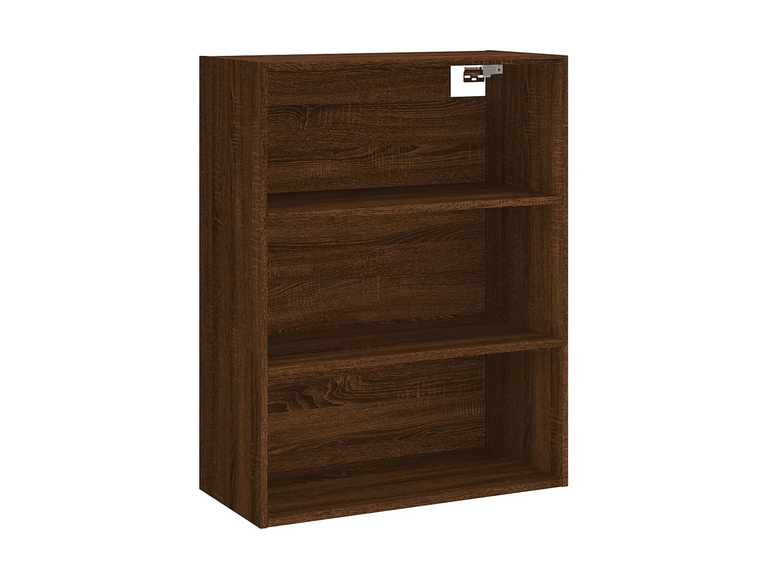 Buffet haut Chêne marron 69,5x34x180 cm Bois d'ingénierie