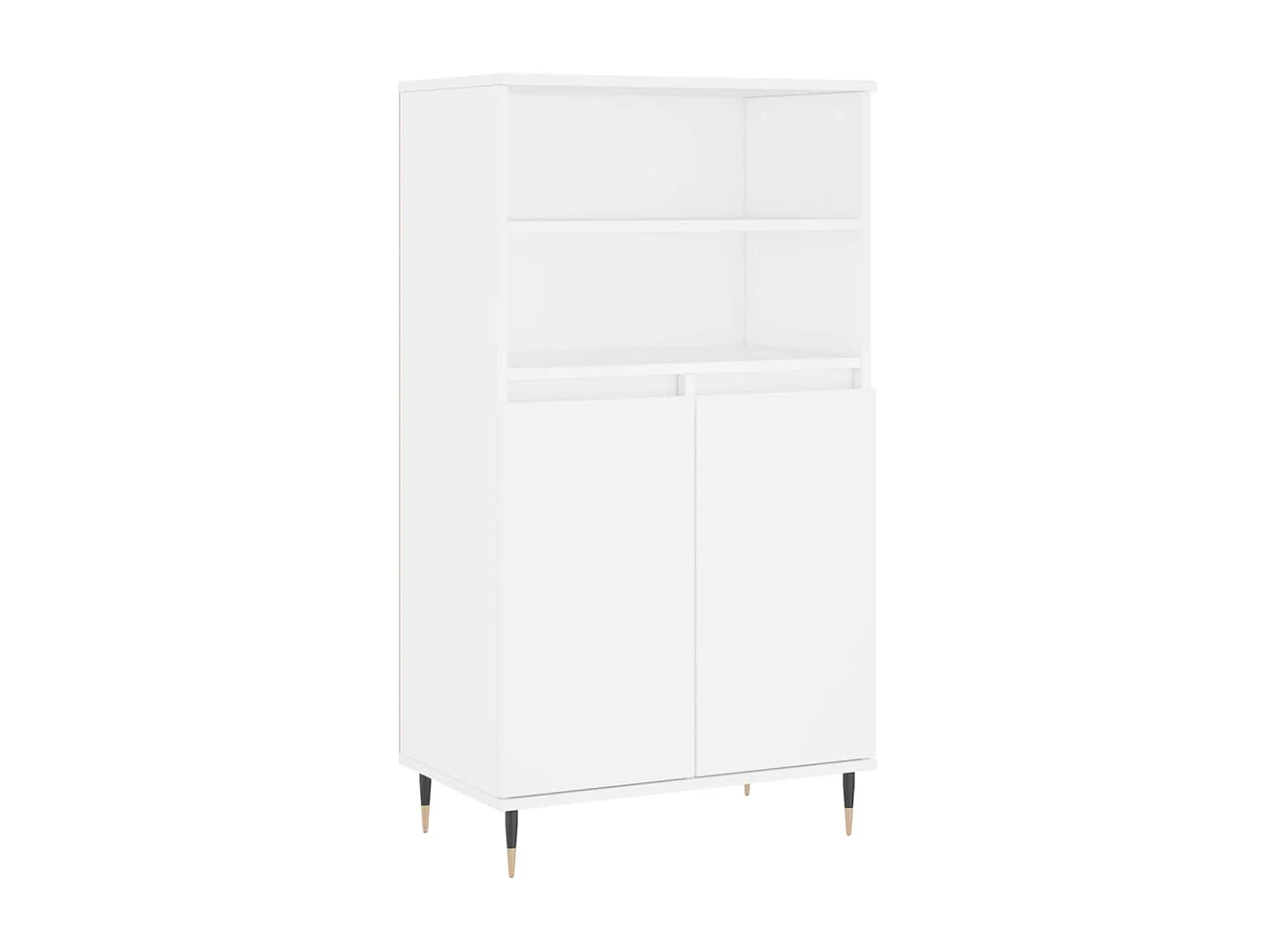 Aparador alto Blanco 60x36x110 cm Madera contrachapada