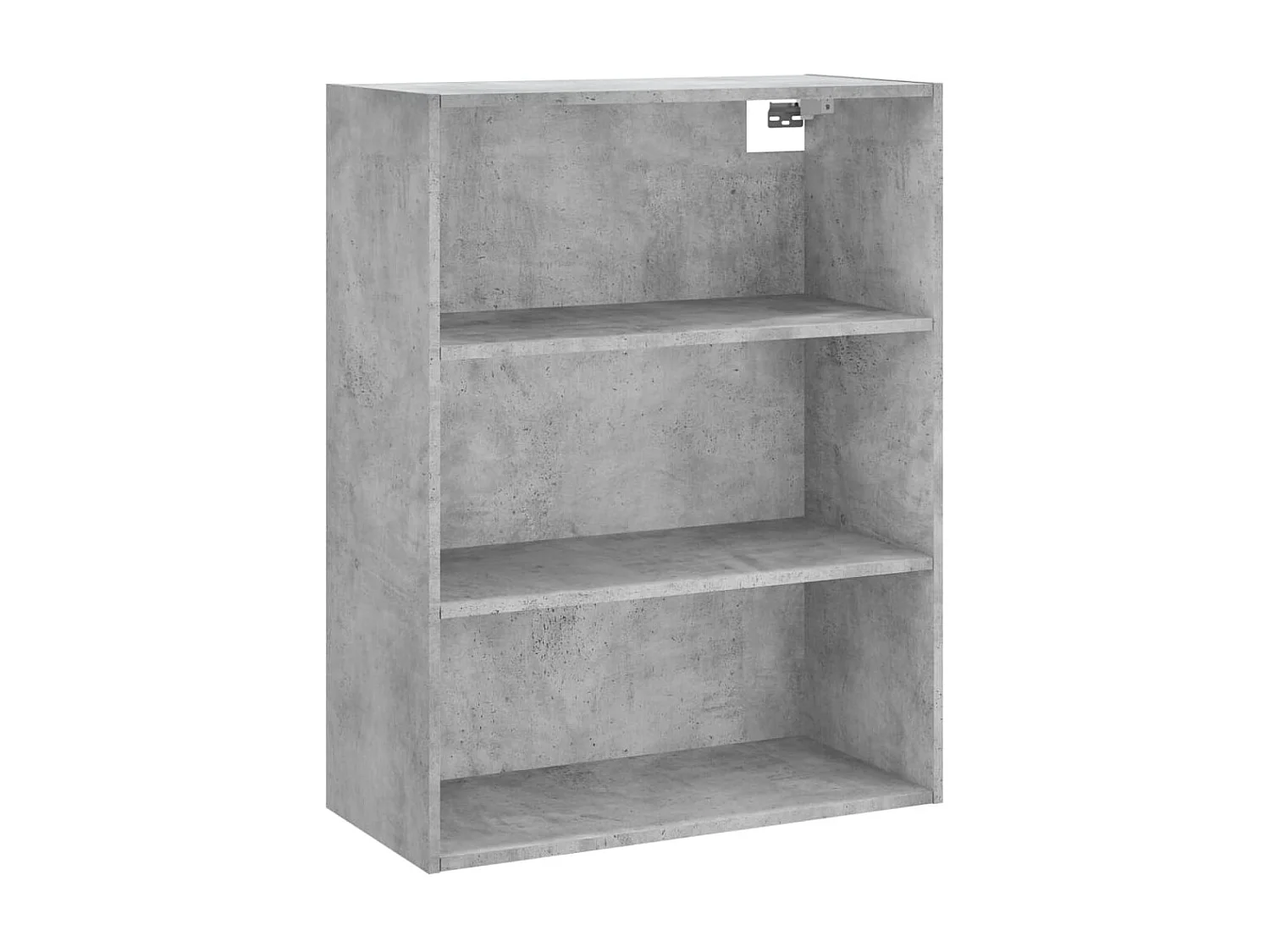 Aparador alto Gris hormigón 69,5x34x180 cm Madera contrachapada