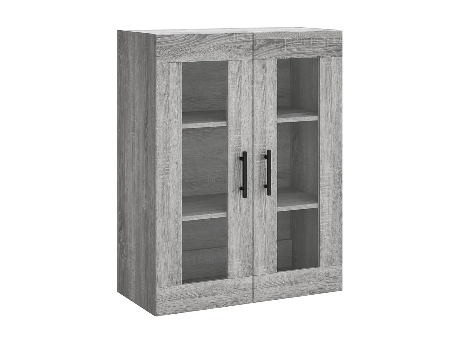 Buffet haut Sonoma gris 69,5x34x180 cm Bois d'ingénierie