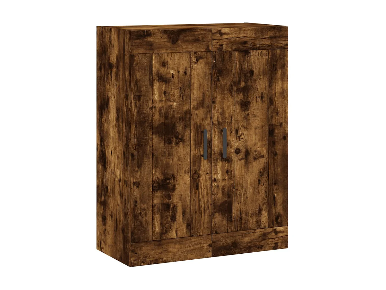 Aparador alto Roble ahumado 69,5x34x180 cm Madera contrachapada