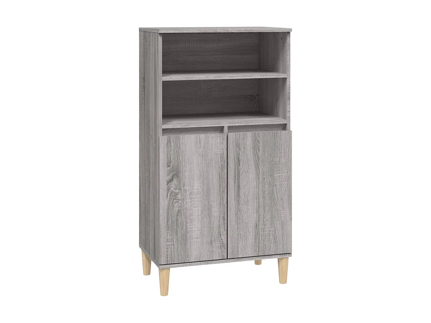 Buffet haut Sonoma gris 60x36x110 cm Bois d'ingénierie