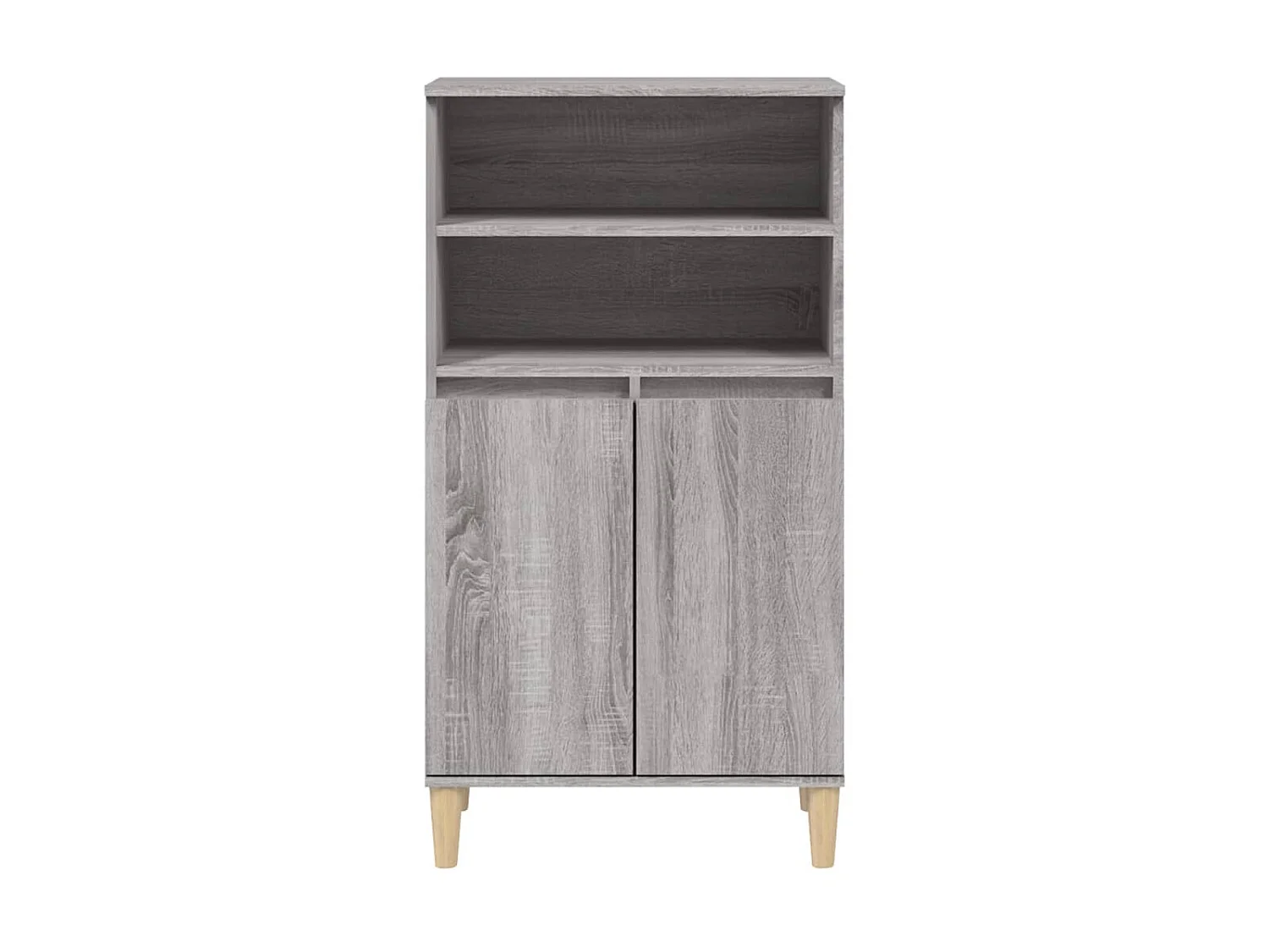 Buffet haut Sonoma gris 60x36x110 cm Bois d'ingénierie