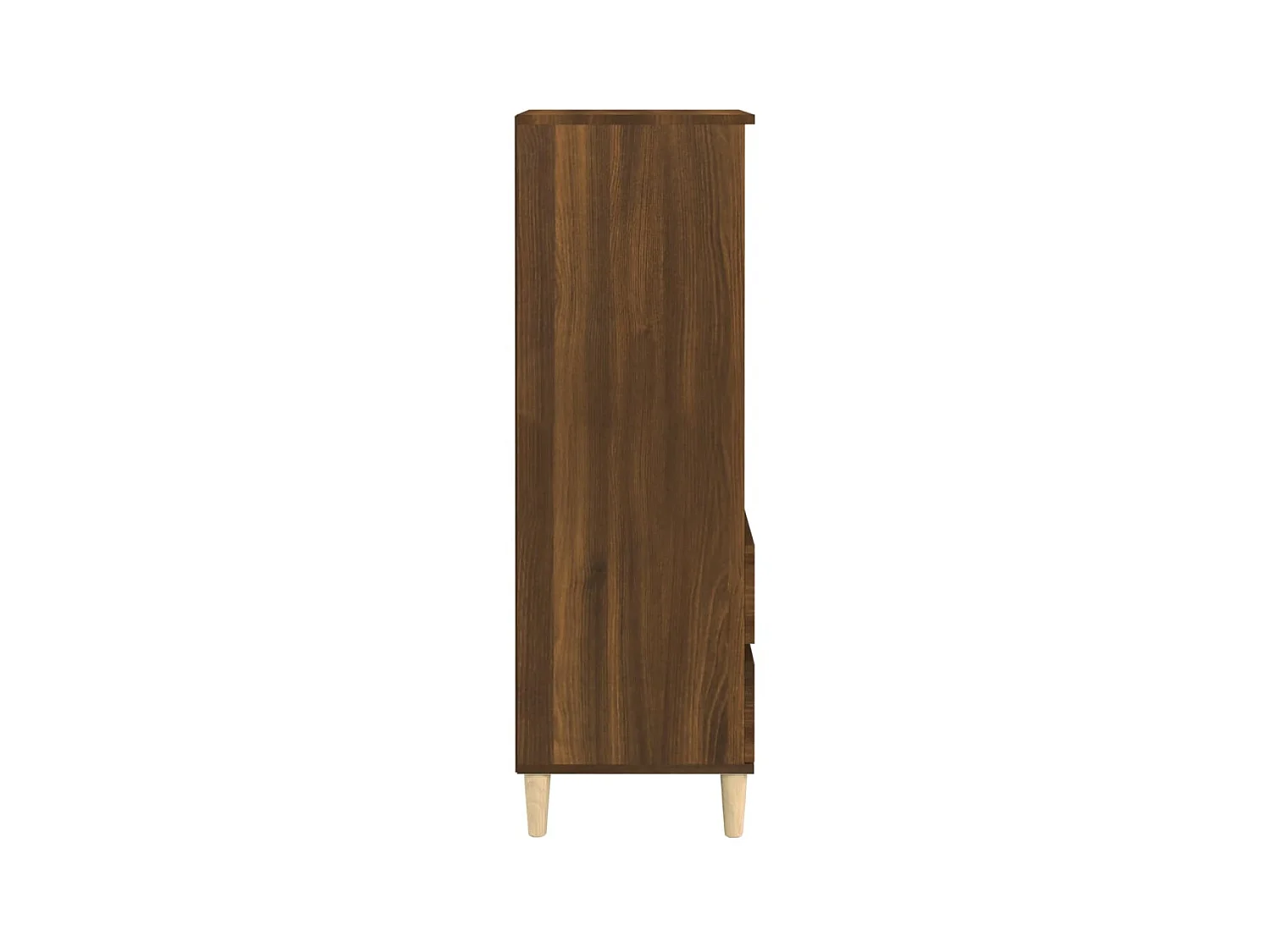 Buffet haut Chêne marron 40x36x110 cm Bois d'ingénierie
