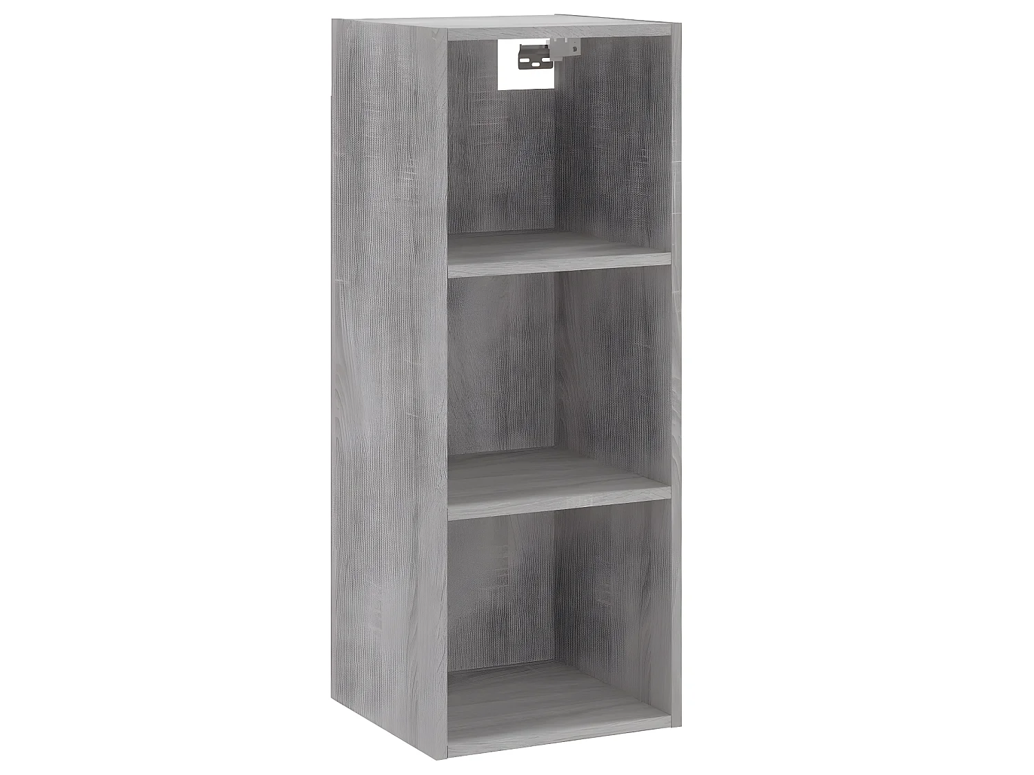 Sonoma hoog dressoir grijs 34,5x34x180 cm Bewerkt hout