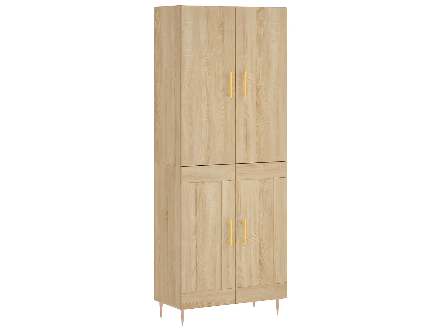 Credenza alta Rovere Sonoma 69,5x34x180 cm MDF