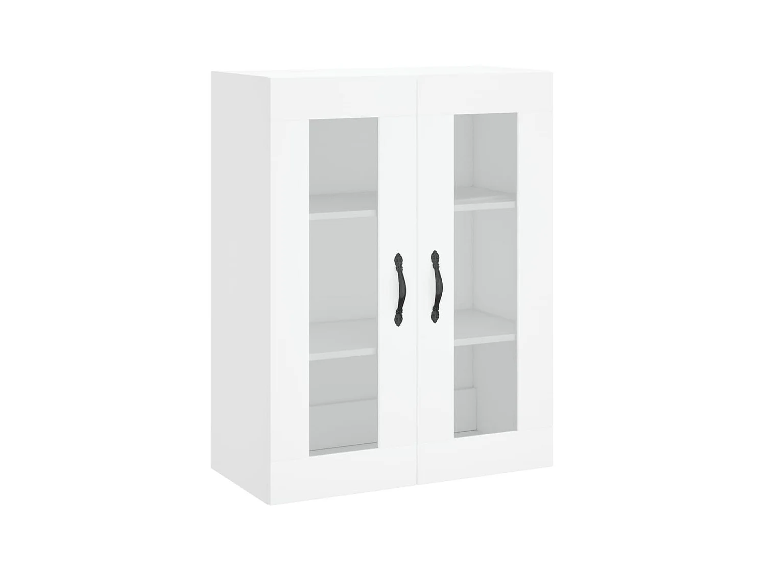 Aparador alto Blanco 69,5x34x180 cm Madera contrachapada