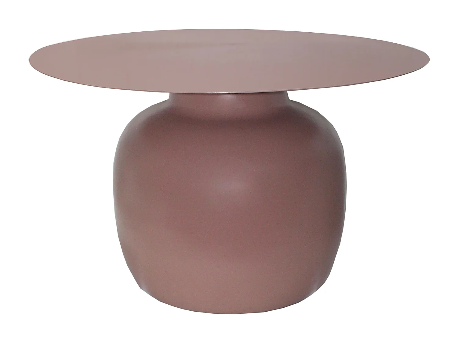 Mesa de centro em metal taupe - NALITA