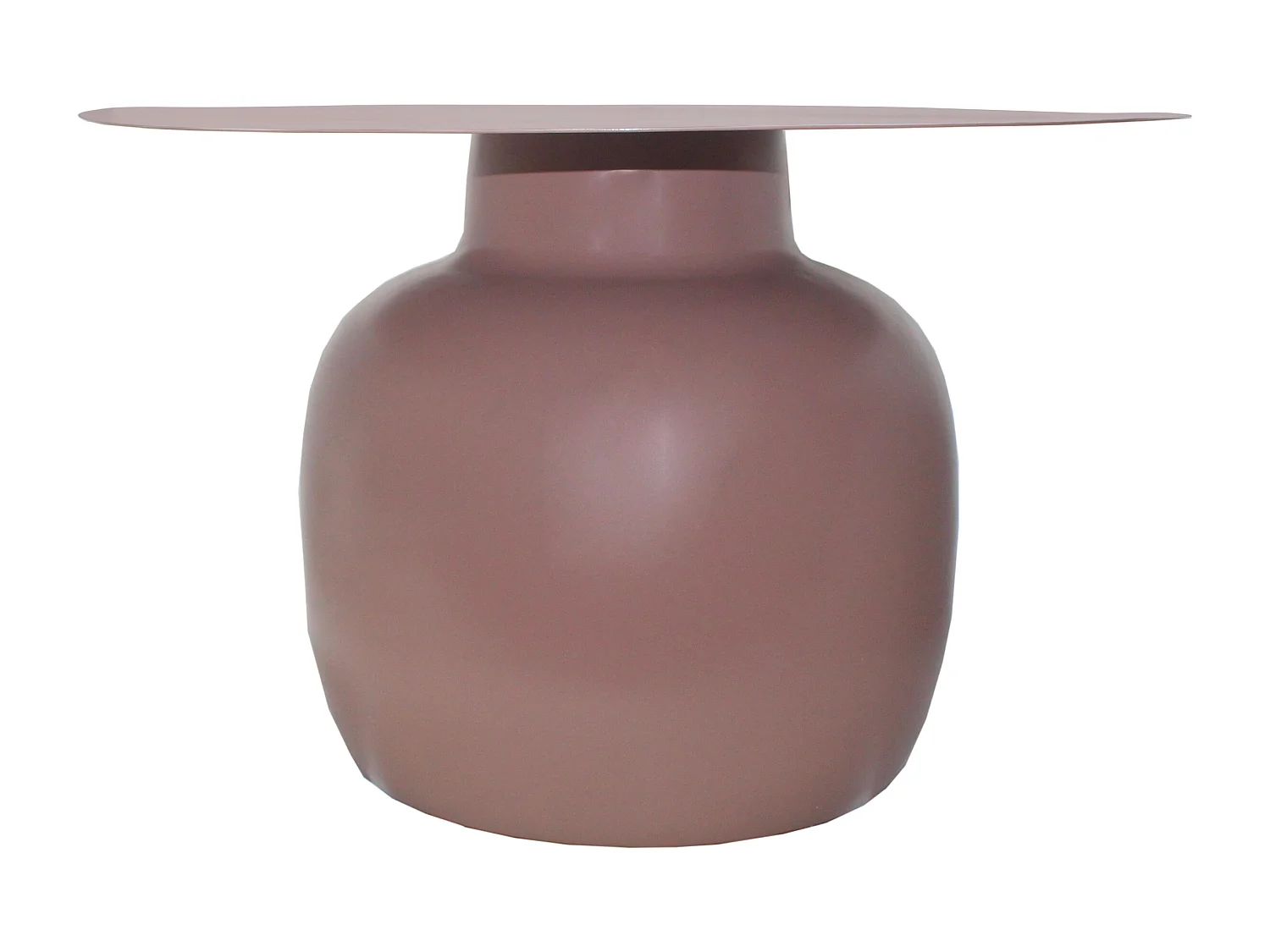 Table basse en métal - Taupe - NALITA