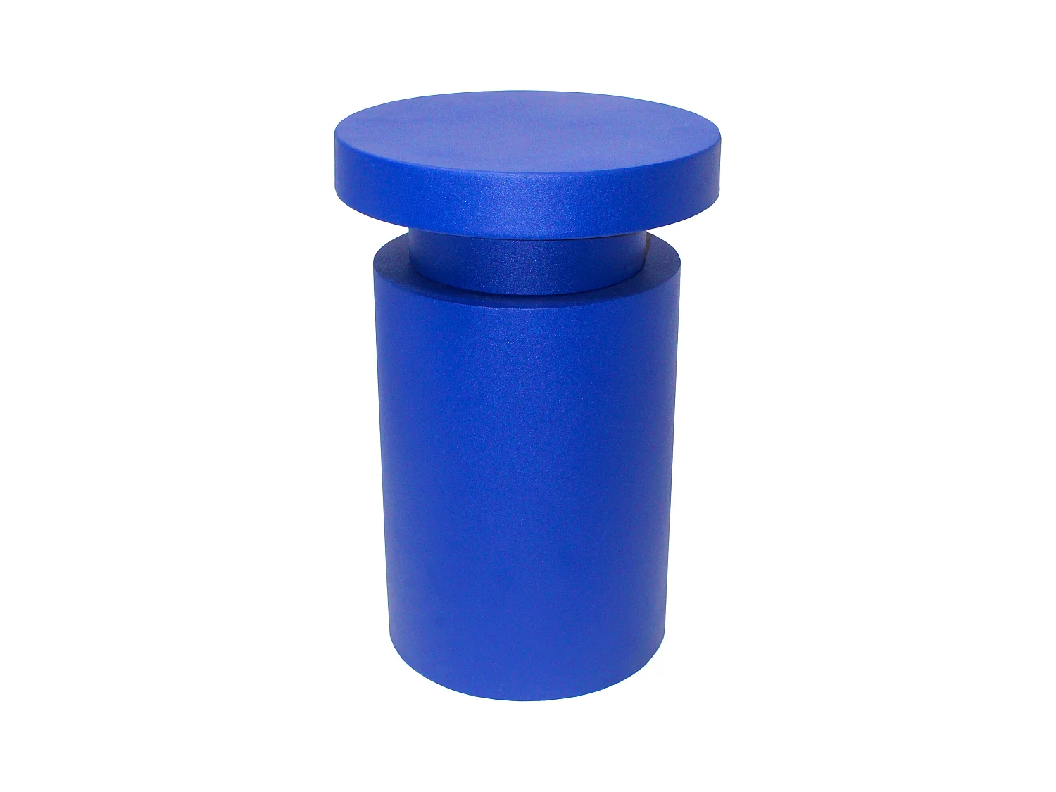 Table d'appoint en métal - Bleu - RIDALIA