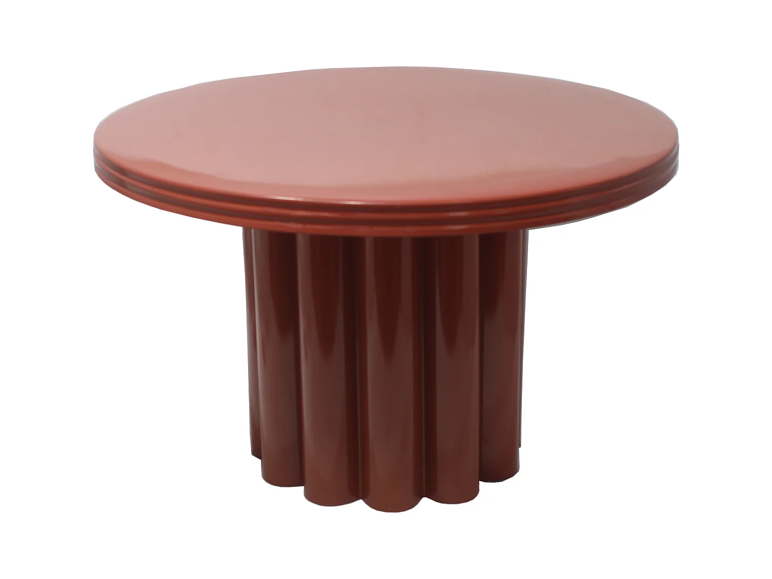 Mesa auxiliar de metal - Terracota - SEMALIA
