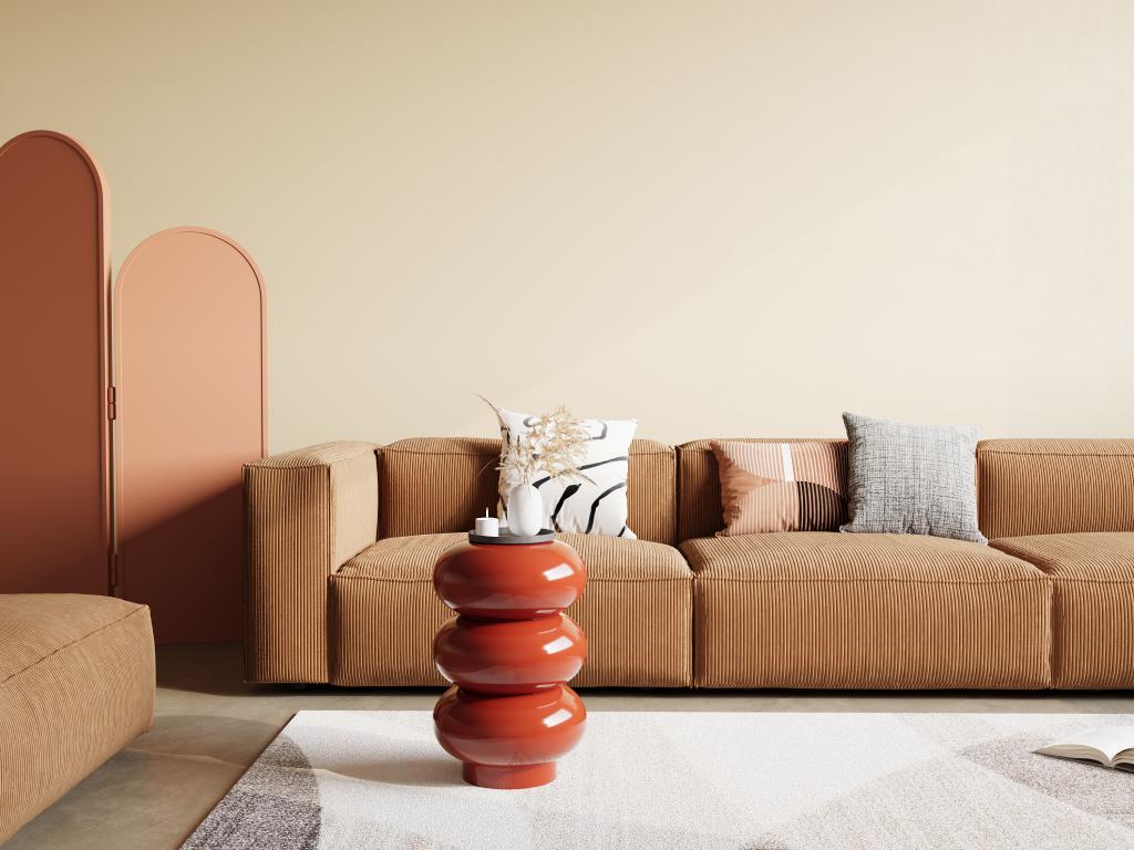 Beistelltisch aus Metall - Terracotta - SANIYA günstig online kaufen