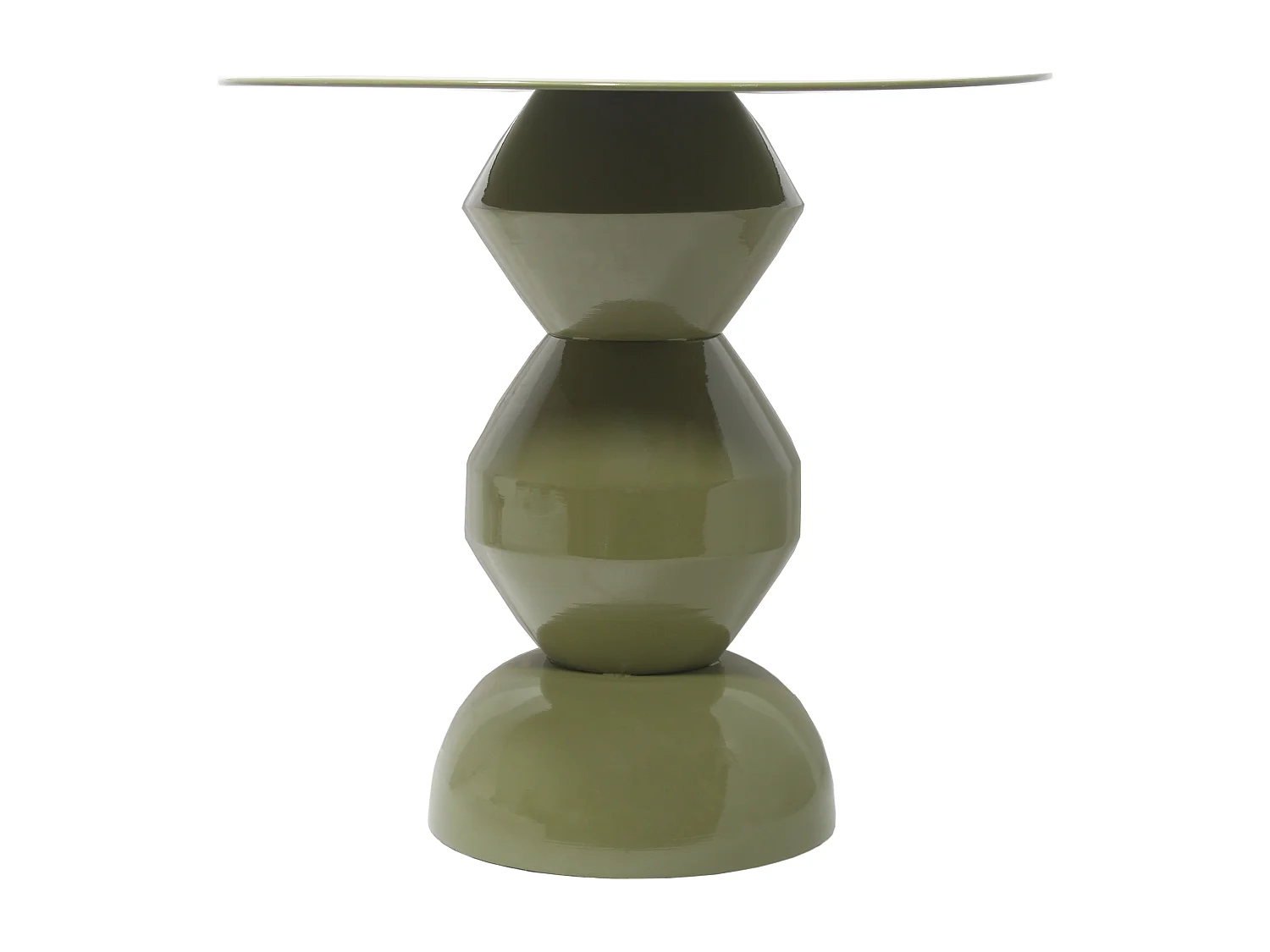 Table d'appoint en métal - Kaki - SUPITA