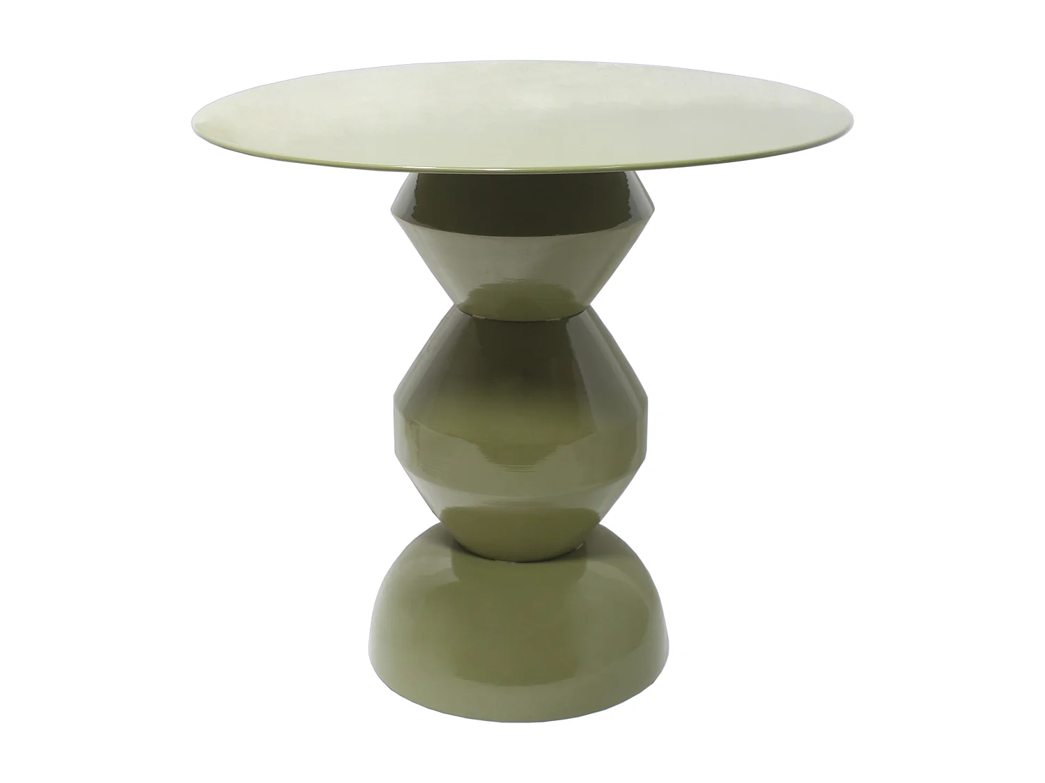 Table d'appoint en métal - Kaki - SUPITA