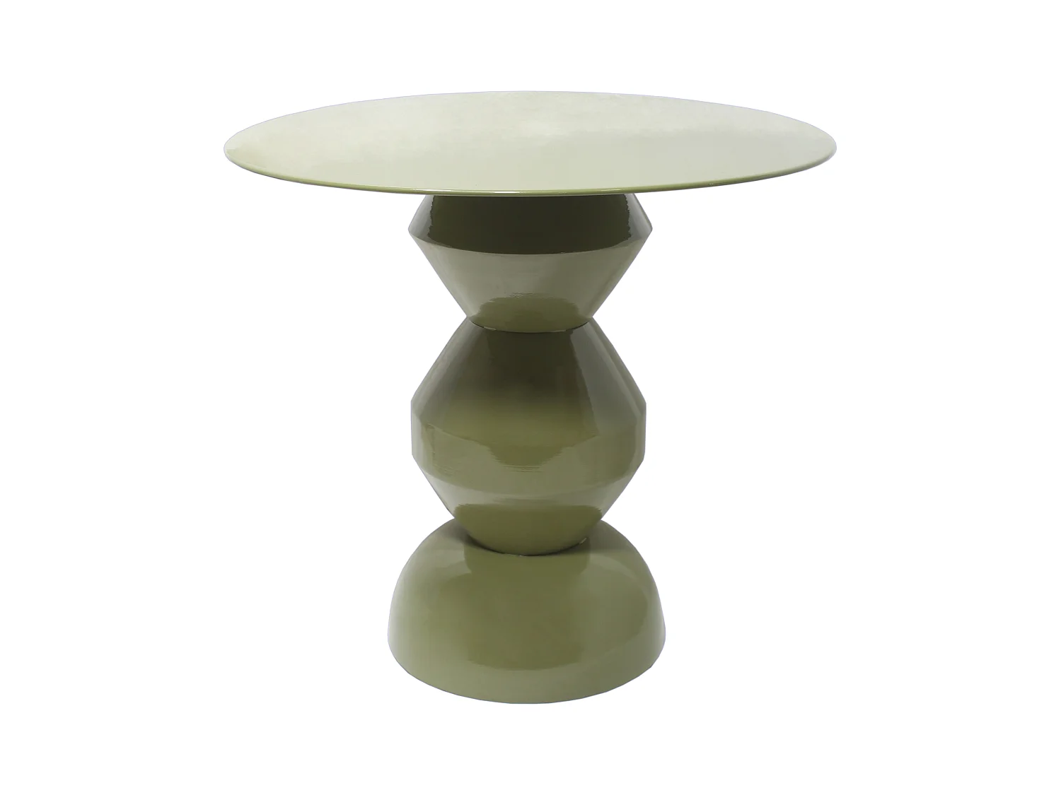 Stolik dostawiany z metalu - Zielony - SUPITA