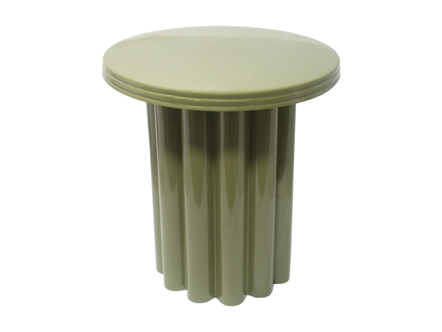 Bijzettafeltje van metaal - Groen - BALIA