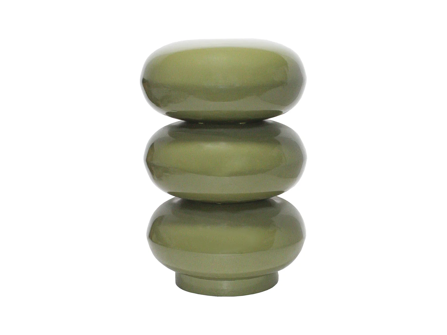 Stolik dostawiany z metalu - Zielony - SANIYA