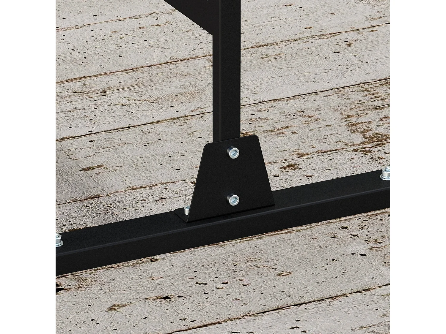 Panneau brise vue décoratif paravent extérieur motif végétal métal noir