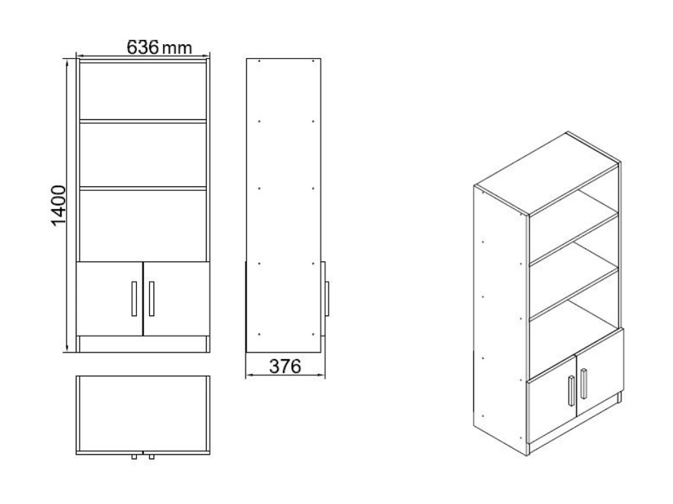 Ensemble de meubles bureau NOTTO