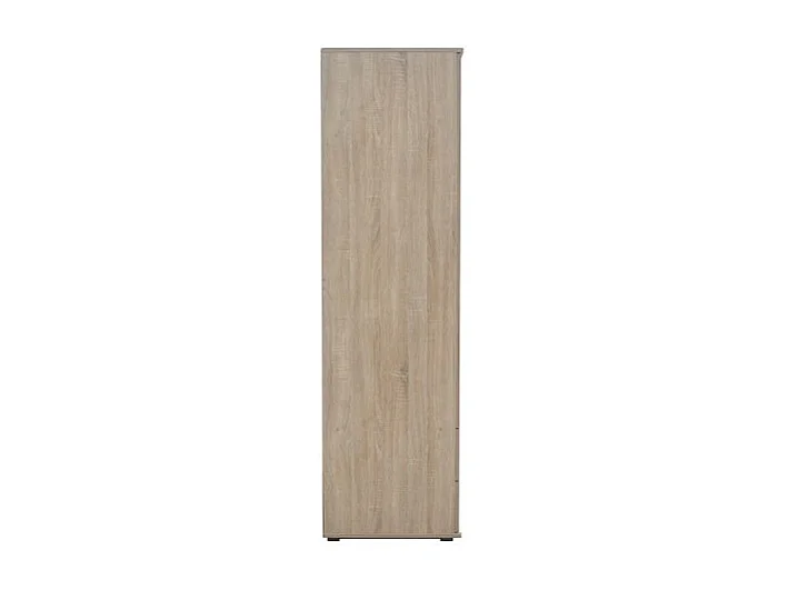 Armoire TOM 2 portes – Chêne Sonoma – Avec miroir – L80 x H185 cm