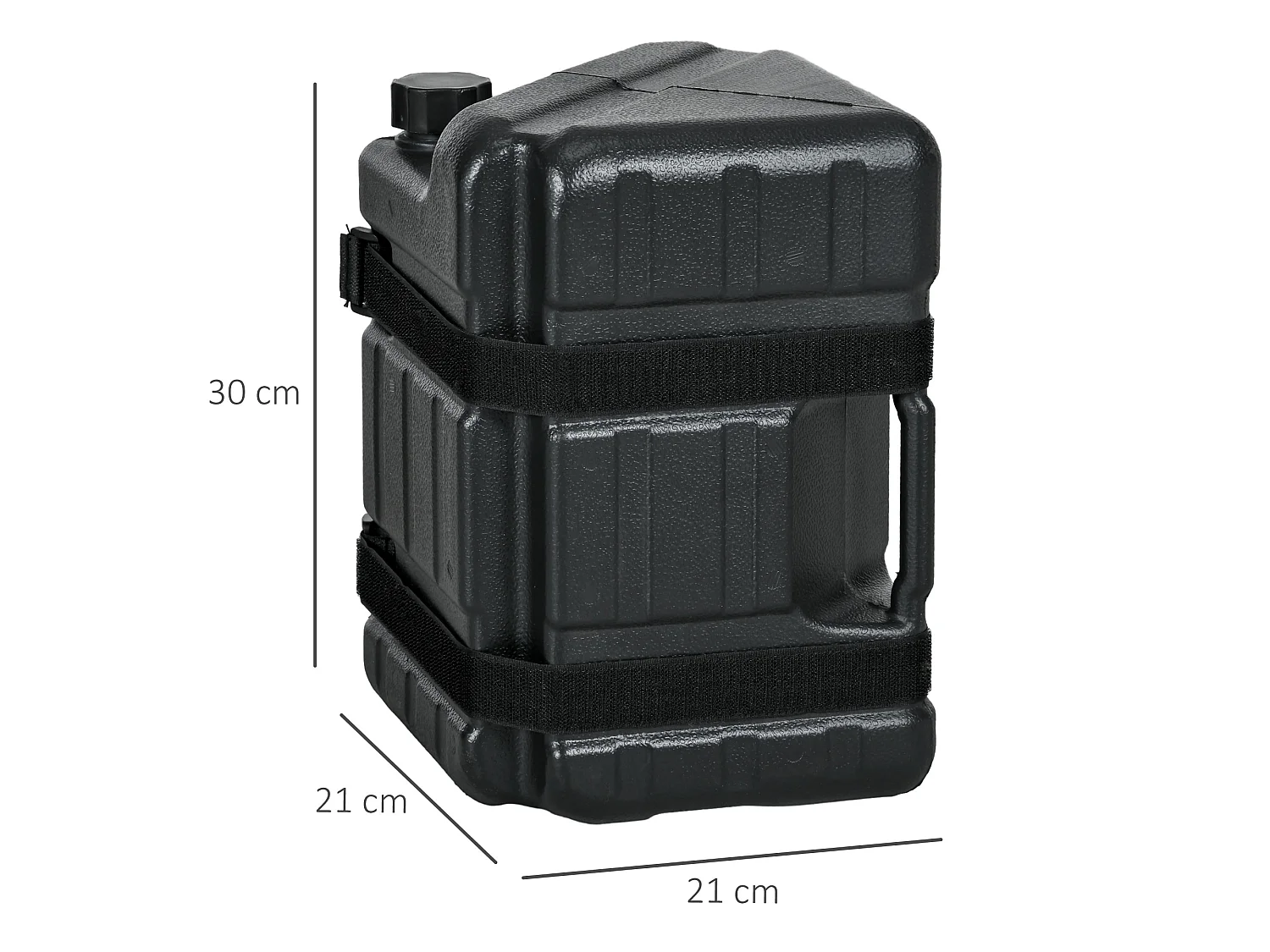 Lot De 4 Sacs De Lestage Pour Tonnelle - Remplissage Sable/gravier, 13kg Par Sac, Attaches Velcro