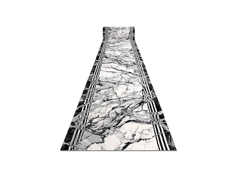 Modern Läufer TULS 51210 Marmor anthrazit 100x950 cm