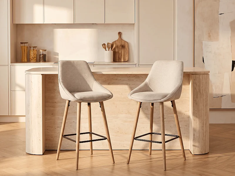 Barhocker Beige