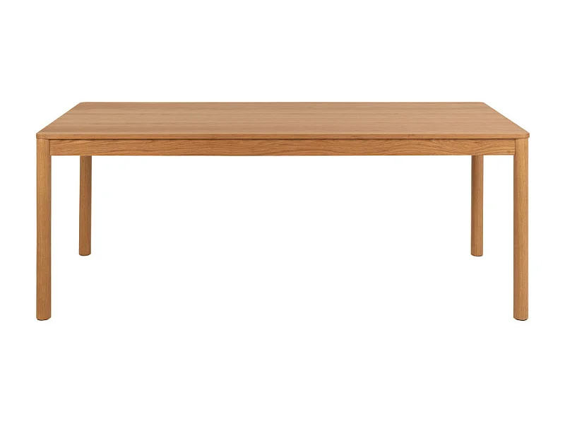 Savacou - Table à manger extensible 8 à 12 personnes en bois 200-300x100cm - Bois clair