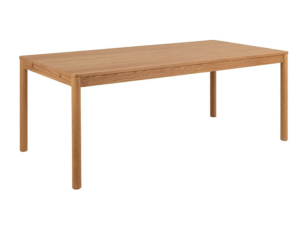 Savacou - Table à manger extensible 8 à 12 personnes en bois 200-300x100cm - Bois clair