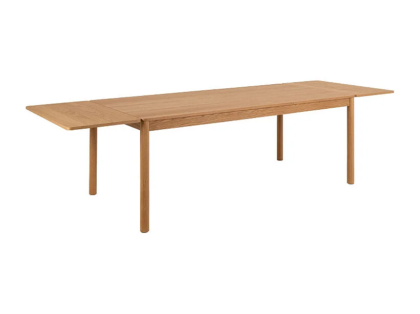 Savacou - Table à manger extensible 8 à 12 personnes en bois 200-300x100cm - Bois clair
