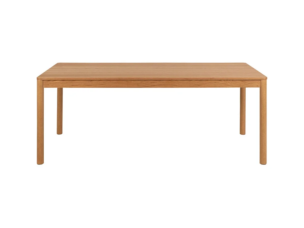 Savacou - Table à manger extensible 8 à 12 personnes en bois 200-300x100cm - Bois clair