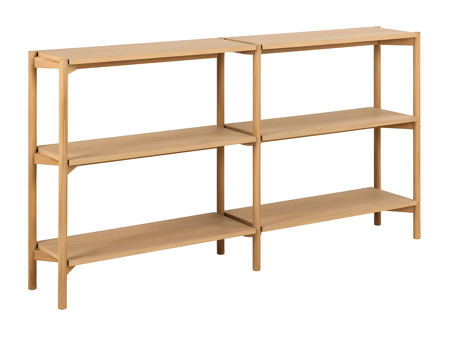 Toui - Etagère en bois 169x88cm - Bois clair