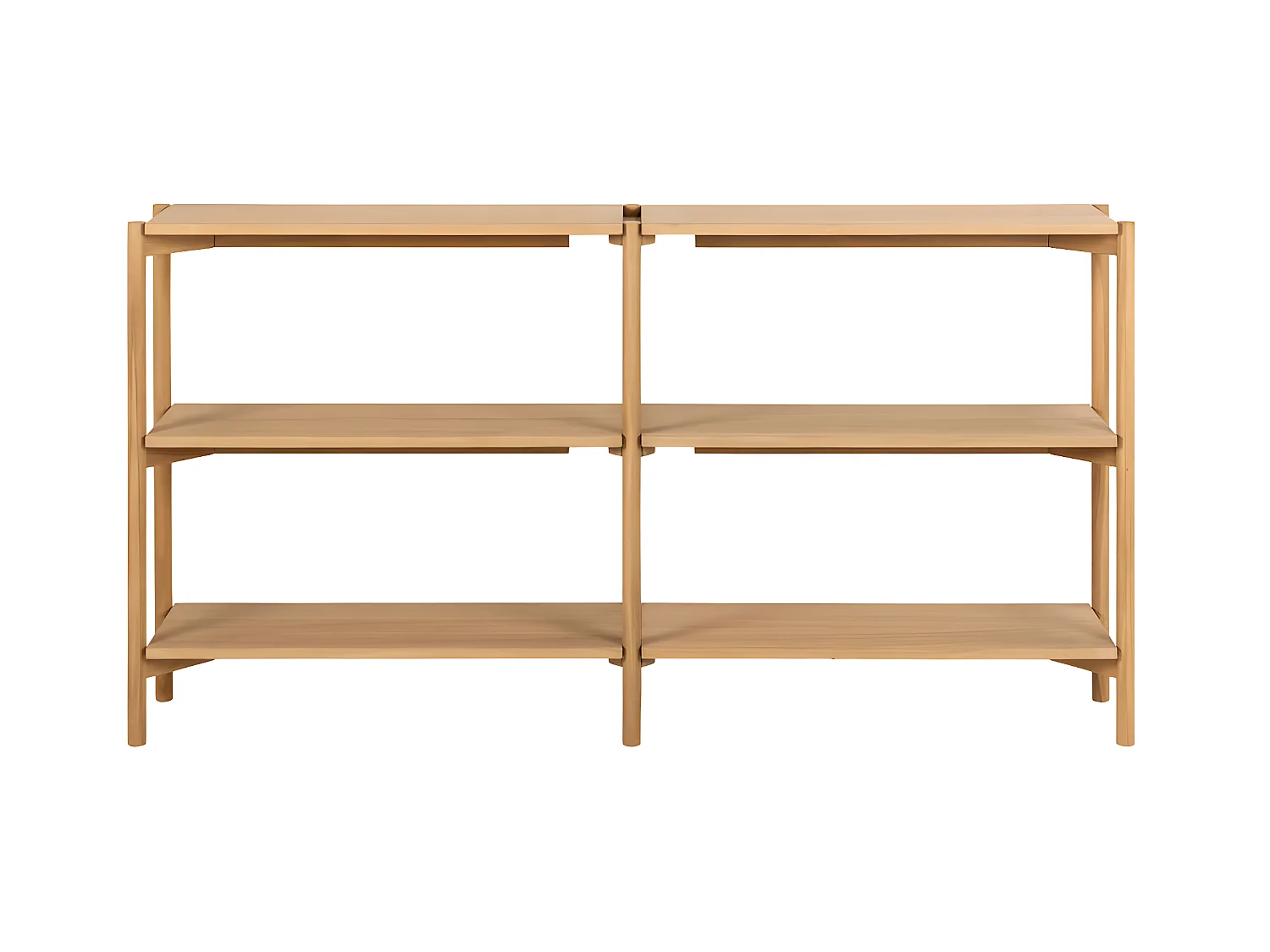 Toui - Etagère en bois 169x88cm - Bois clair