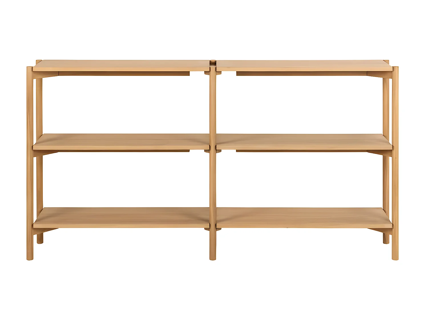 Toui - Etagère en bois 169x88cm - Bois clair