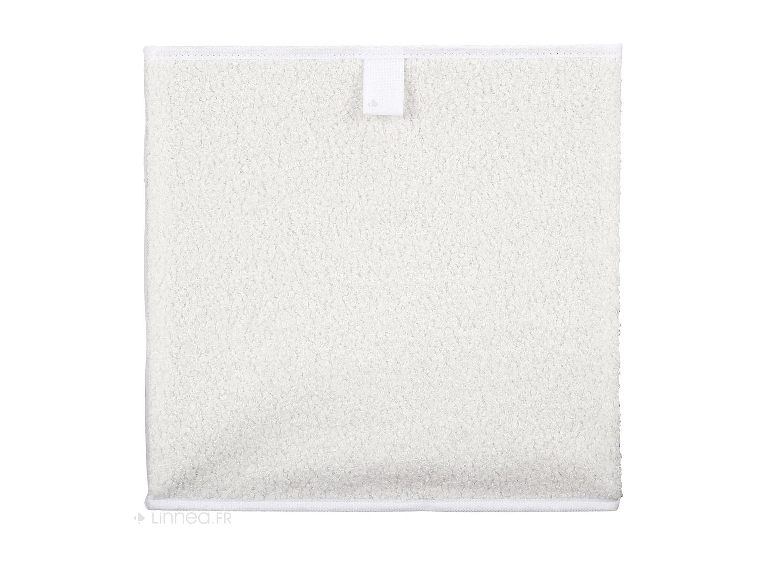 Cube de rangement décoratif 27 L collection WHITE 30x30x30 cm blanc