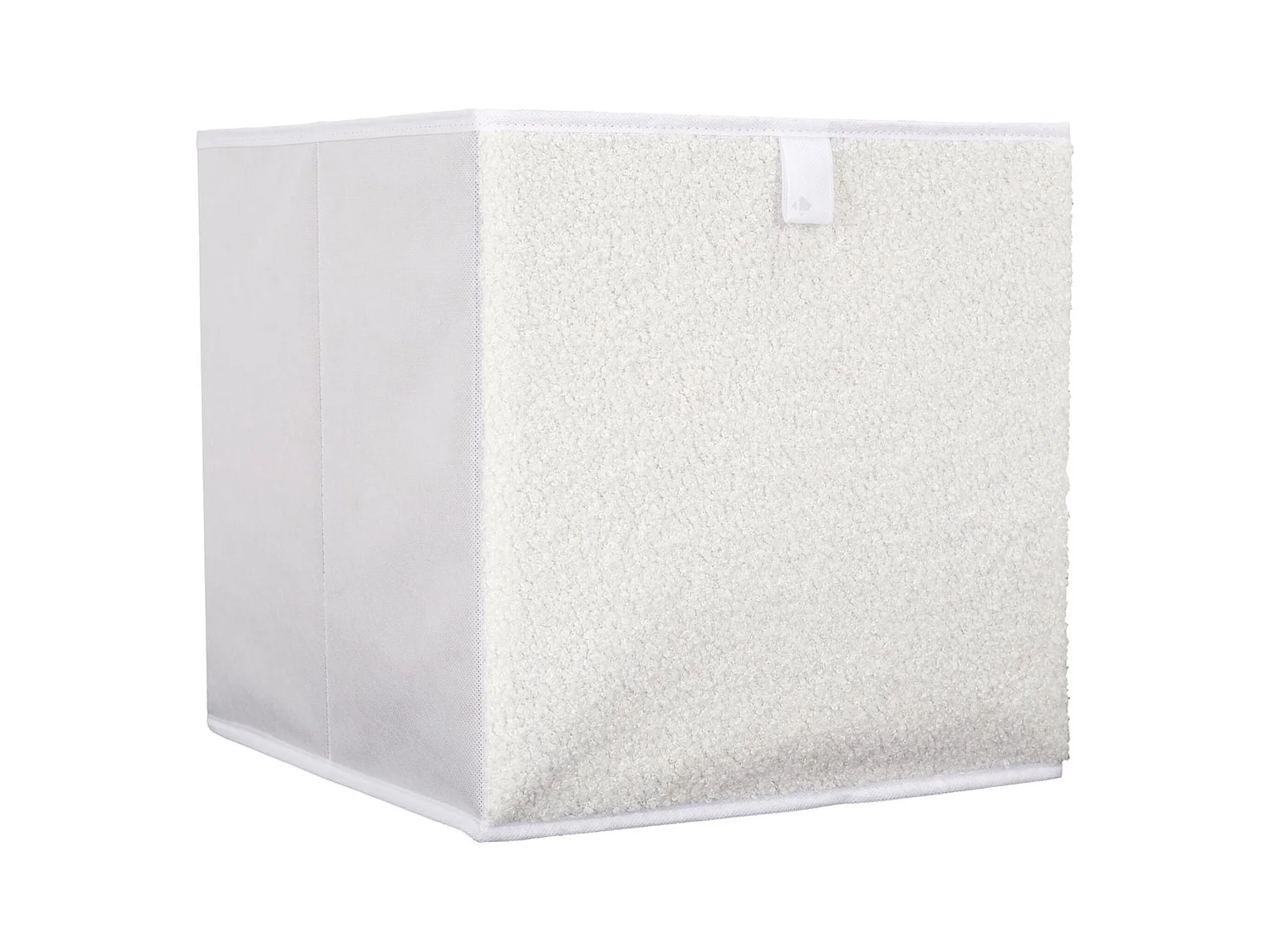 Cube de rangement décoratif 27 L collection WHITE 30x30x30 cm blanc