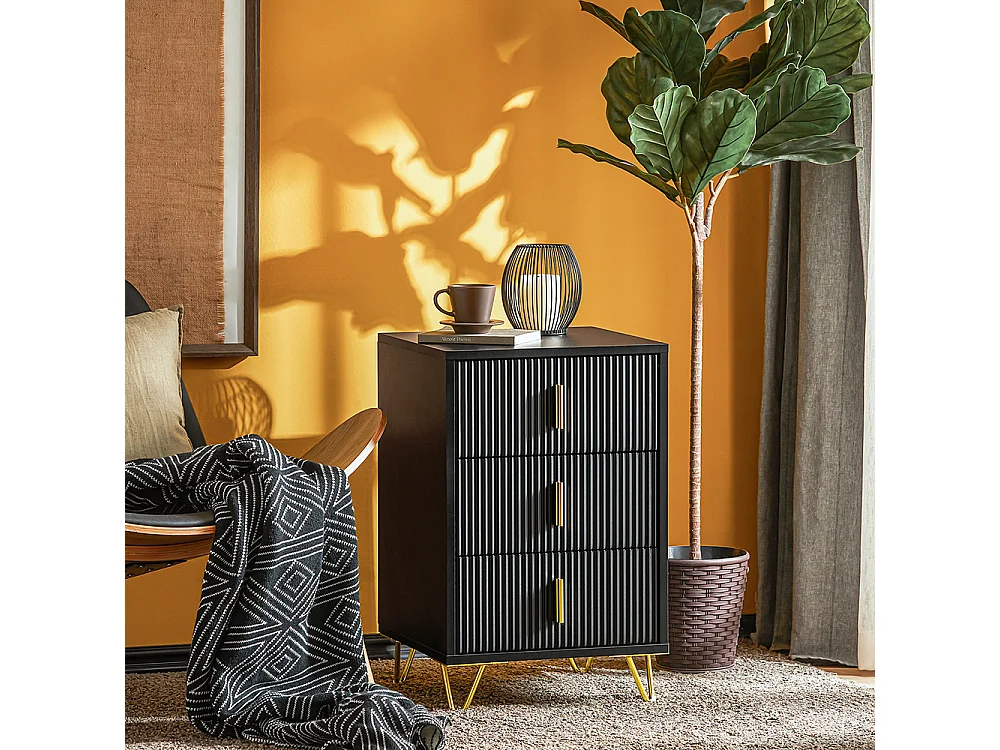 Nachttisch FBT115-L-SCH 40 x 63 x 40 cm