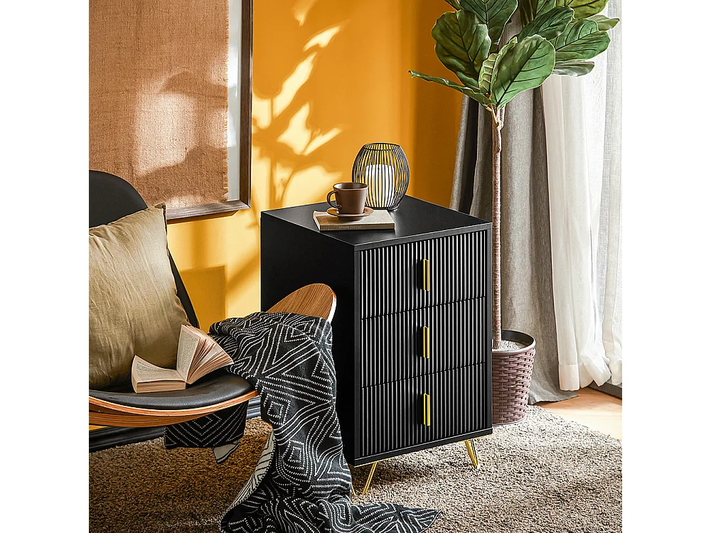 Nachttisch FBT115-L-SCH 40 x 63 x 40 cm