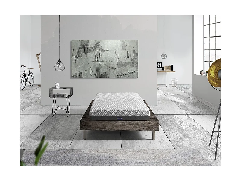 Jugendmatratze 120X190 PLATON, Hohe 20 CM, viskoelastisch, Ergonomisch, Abnehmbar und atmungsaktiv. Montessori