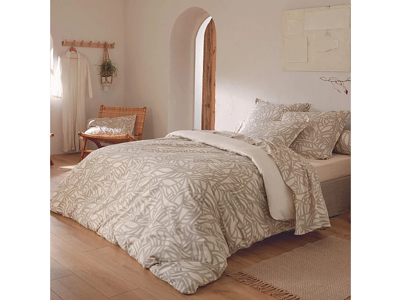 Parure de lit Serena chanvre 240x220 cm - Tradilinge